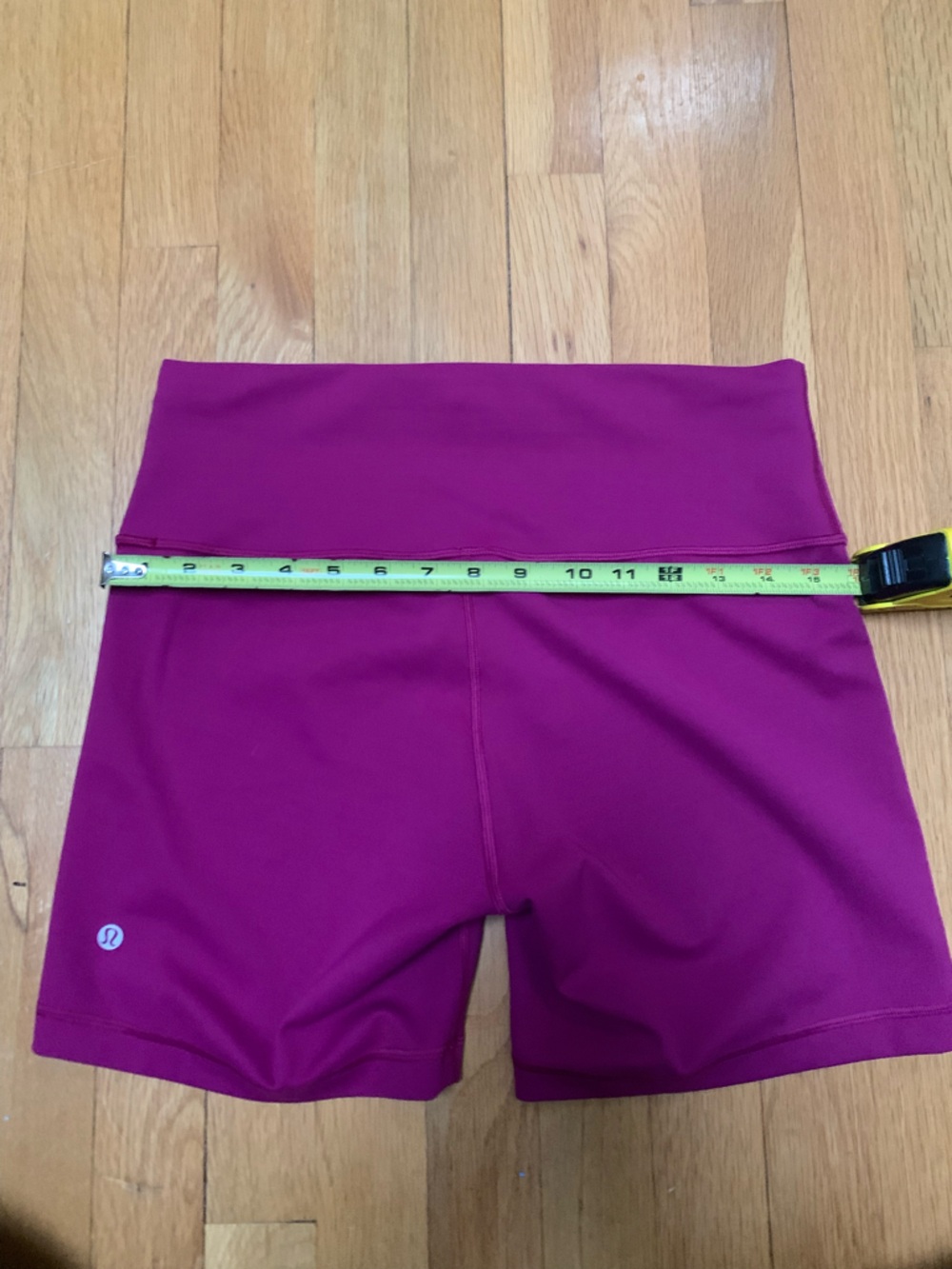 Lululemon Align High-Rise Bike Shorts (Size 12, Pink/Magenta) - Picture 7 of 8
